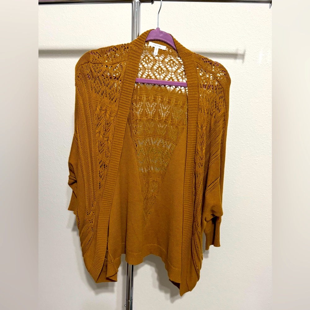Maurice’s light-weight cardigan, size medium.